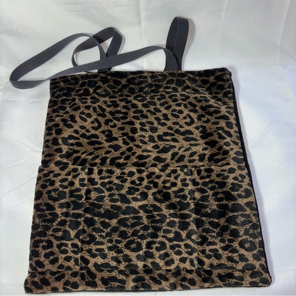 Leopard Print Tote Bag Book Bag Handcrafted - Picture 1 of 9